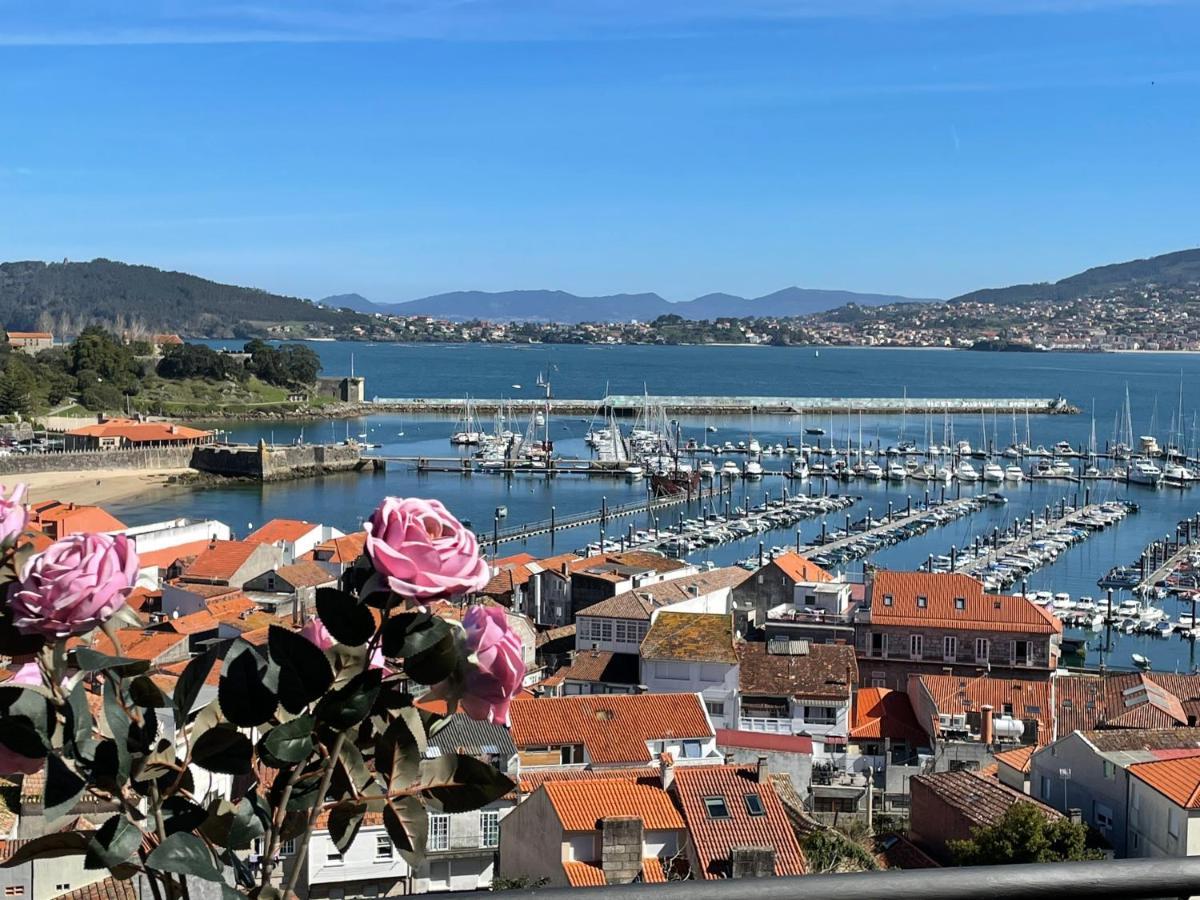 Estudio Impresionantes Vistas Con Terraza Y Piscina Baiona Dış mekan fotoğraf