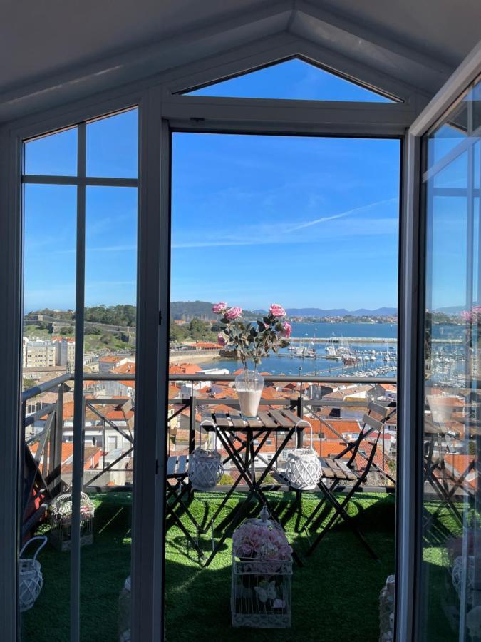 Estudio Impresionantes Vistas Con Terraza Y Piscina Baiona Dış mekan fotoğraf