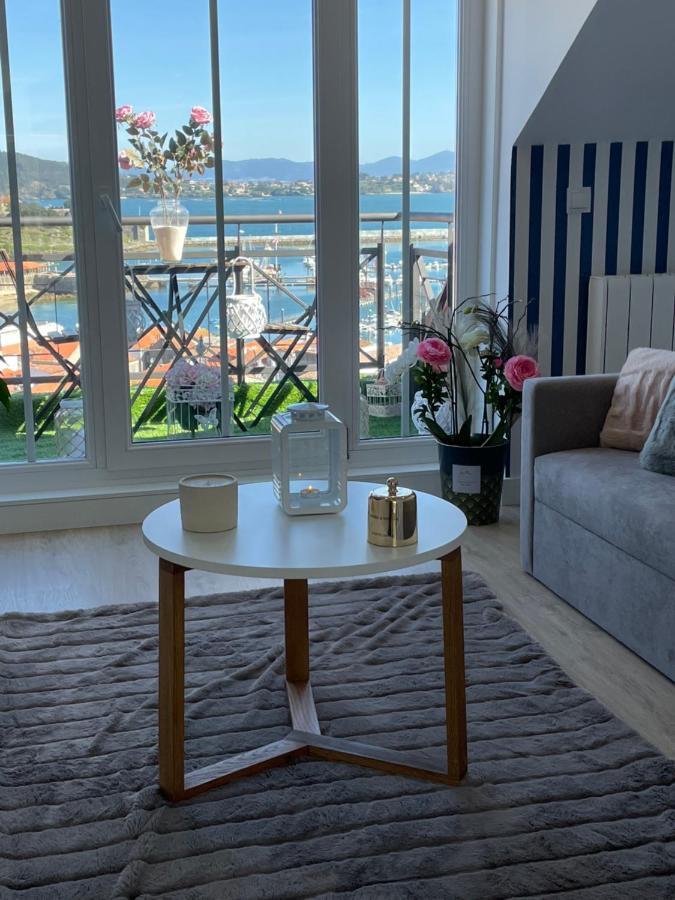 Estudio Impresionantes Vistas Con Terraza Y Piscina Baiona Dış mekan fotoğraf