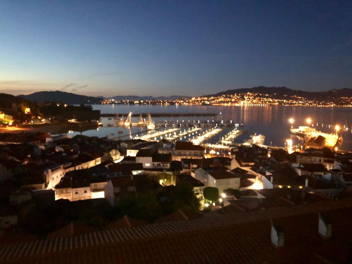 Estudio Impresionantes Vistas Con Terraza Y Piscina Baiona Dış mekan fotoğraf